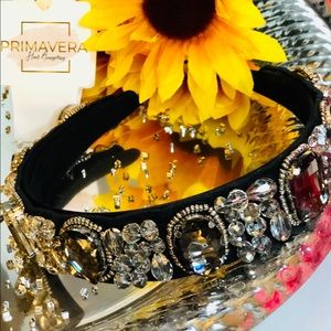 Black and Silver Headband